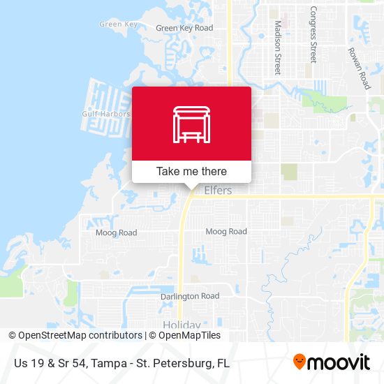 Mapa de Us 19 & Sr 54