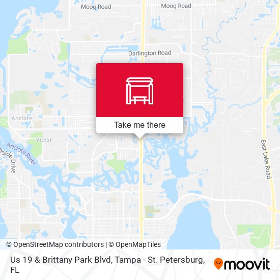 Us 19 & Brittany Park Blvd map
