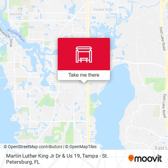Martin Luther King Jr Dr & Us 19 map