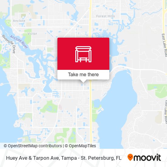 Mapa de Huey Ave & Tarpon Ave