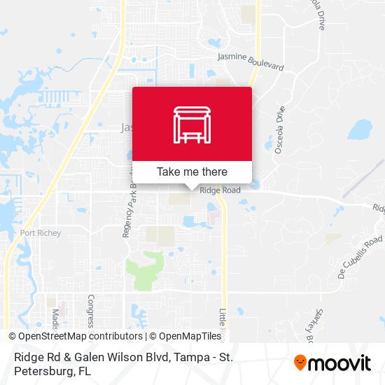 Ridge Rd & Galen Wilson Blvd map