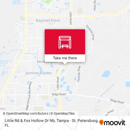 Mapa de Little Rd & Fox Hollow Dr Nb