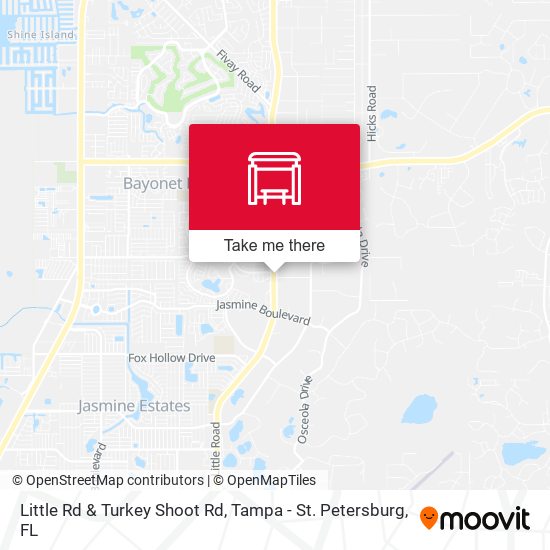 Little Rd & Turkey Shoot Rd map