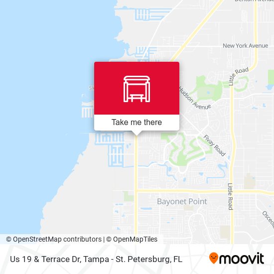 Mapa de Us 19 & Terrace Dr