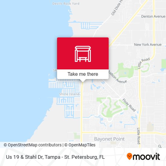 Us 19 & Stahl Dr map
