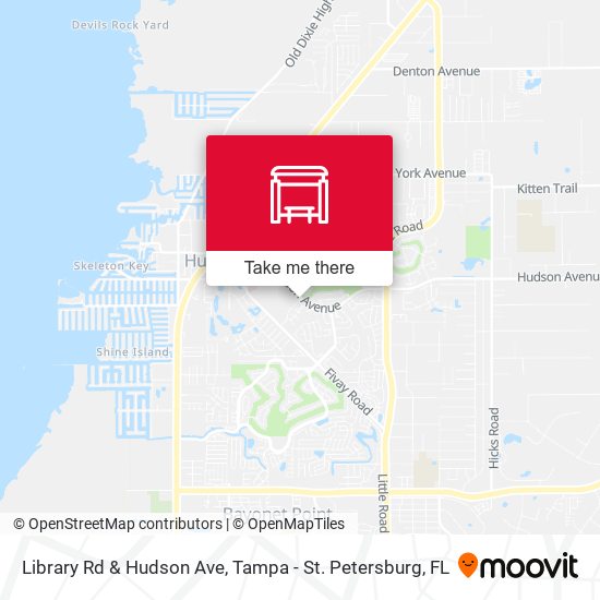 Mapa de Library Rd & Hudson Ave