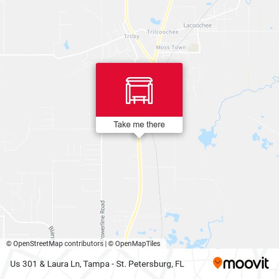 Us 301 & Laura Ln map