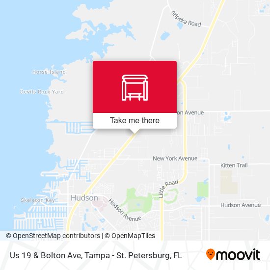 Us 19 & Bolton Ave map
