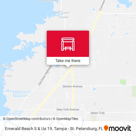 Emerald Beach S & Us 19 map