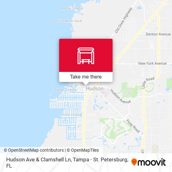 Mapa de Hudson Ave & Clamshell Ln