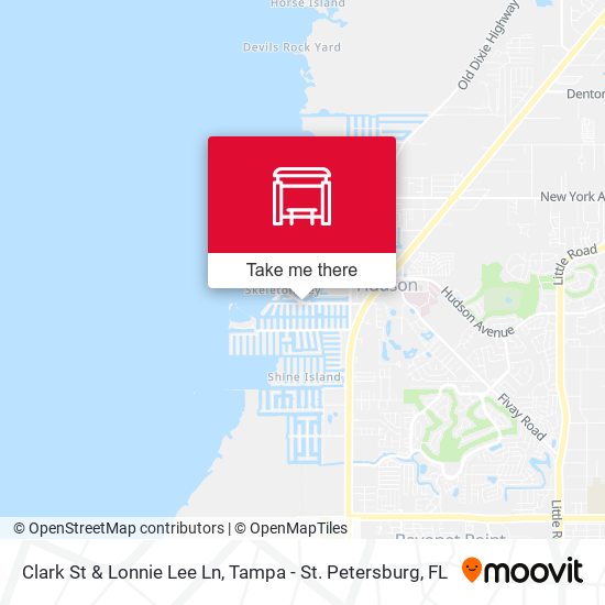 Mapa de Clark St & Lonnie Lee Ln