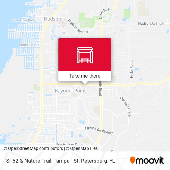 Sr 52 & Nature Trail map