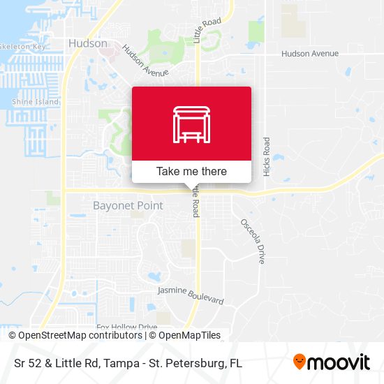 Sr 52 & Little Rd map