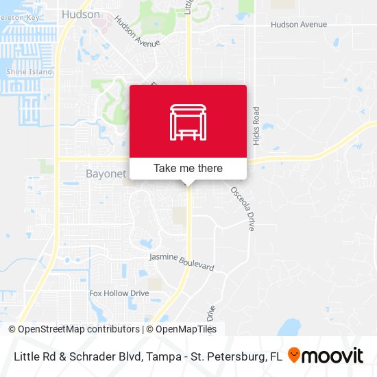 Little Rd & Schrader Blvd map