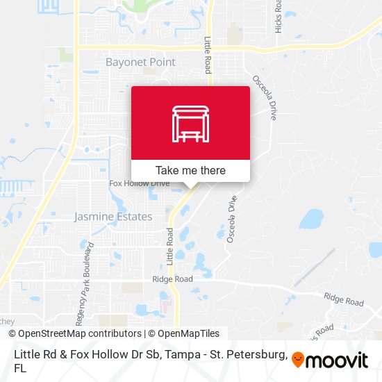 Mapa de Little Rd & Fox Hollow Dr Sb