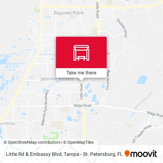 Little Rd & Embassy Blvd map