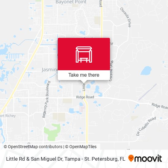 Little Rd & San Miguel Dr map