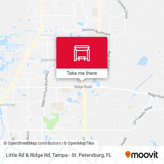 Mapa de Little Rd & Ridge Rd