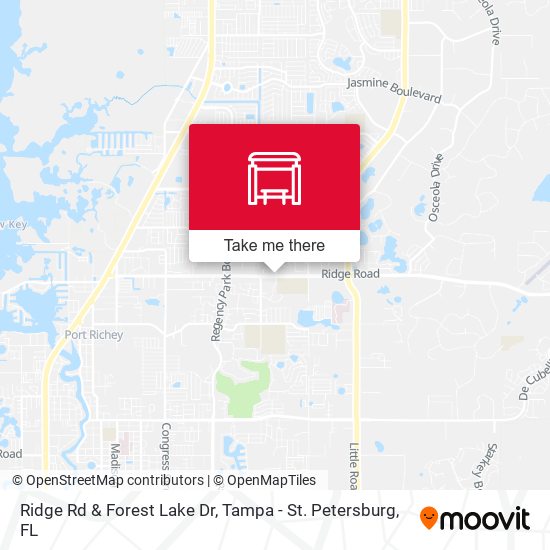 Ridge Rd & Forest Lake Dr map