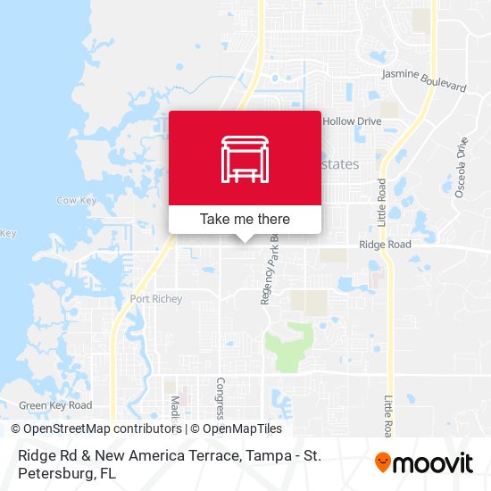 Ridge Rd & New America Terrace map