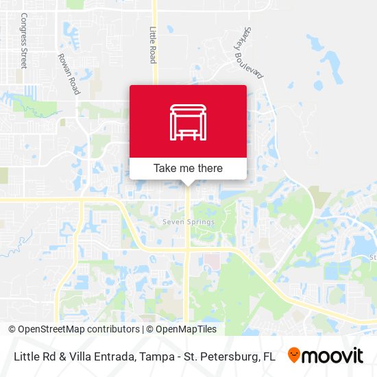 Little Rd & Villa Entrada map