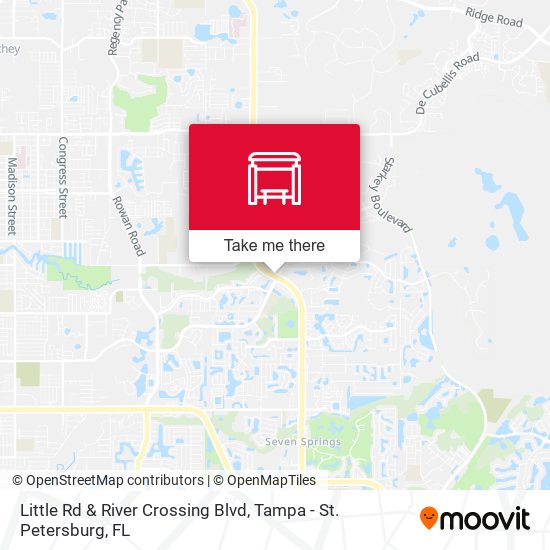 Little Rd & River Crossing Blvd map