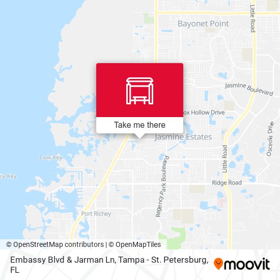 Embassy Blvd & Jarman Ln map