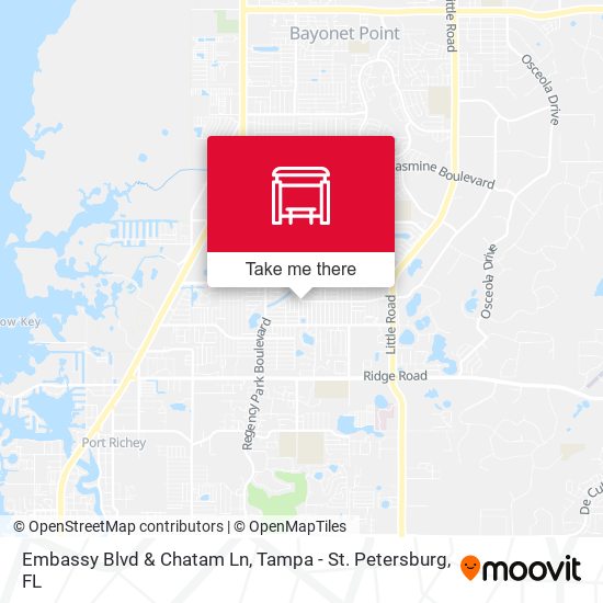 Mapa de Embassy Blvd & Chatam Ln