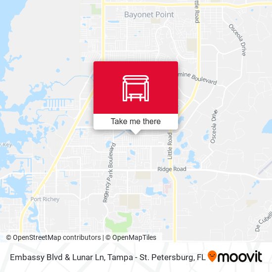Mapa de Embassy Blvd & Lunar Ln