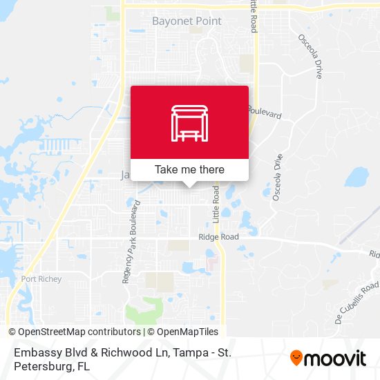Embassy Blvd & Richwood Ln map