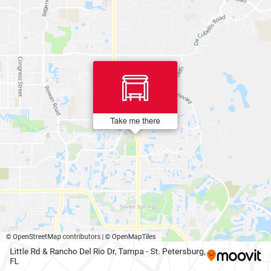 Little Rd & Rancho Del Rio Dr map