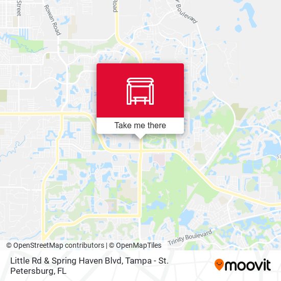 Mapa de Little Rd & Spring Haven Blvd