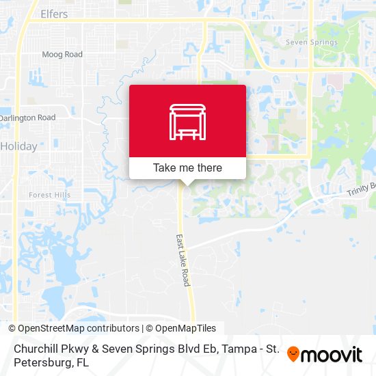 Mapa de Churchill Pkwy & Seven Springs Blvd Eb
