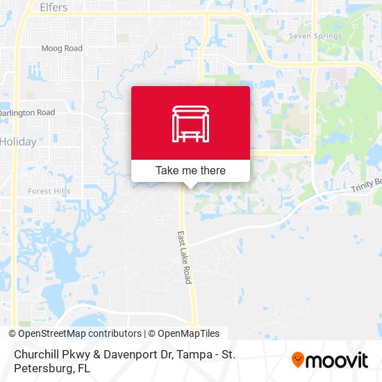 Churchill Pkwy & Davenport Dr map
