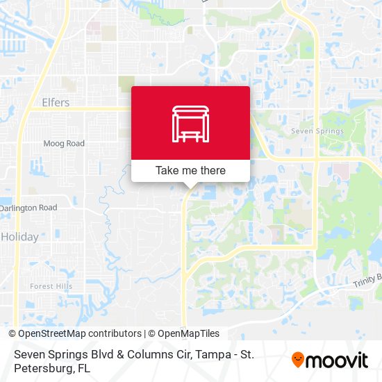 Seven Springs Blvd & Columns Cir map