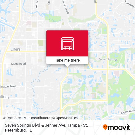 Seven Springs Blvd & Jenner Ave map