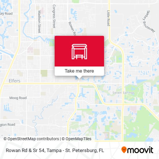 Rowan Rd & Sr 54 map