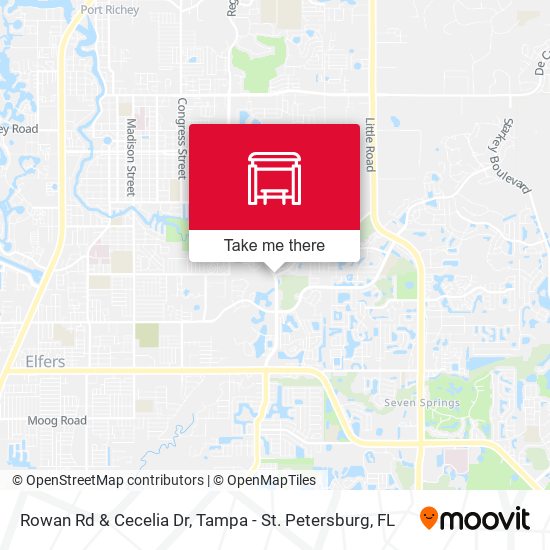 Rowan Rd & Cecelia Dr map