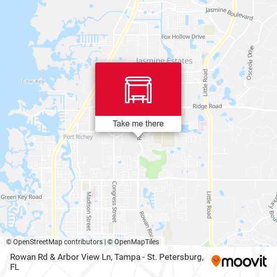 Rowan Rd & Arbor View Ln map