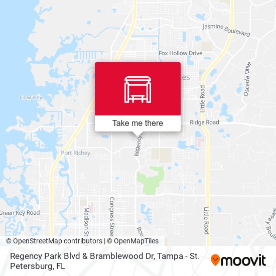 Regency Park Blvd & Bramblewood Dr map