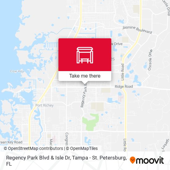 Regency Park Blvd & Isle Dr map