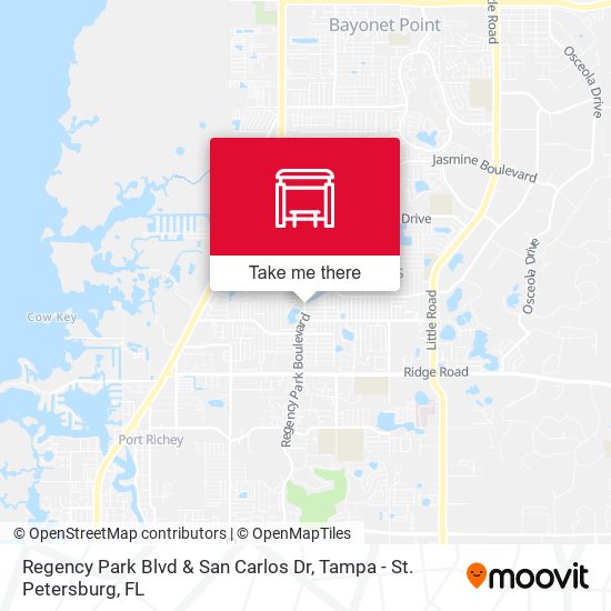 Regency Park Blvd & San Carlos Dr map