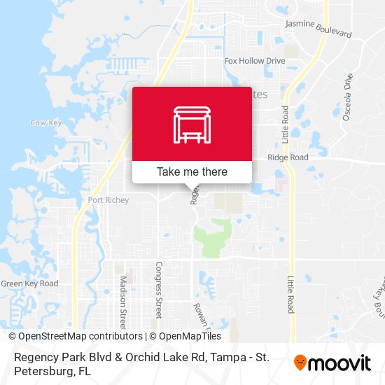 Mapa de Regency Park Blvd & Orchid Lake Rd