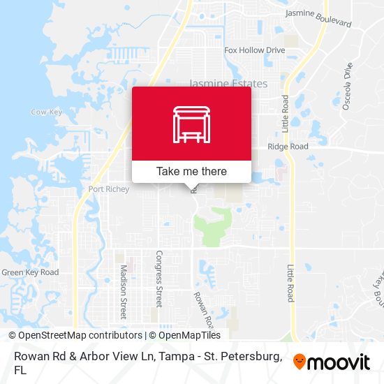 Mapa de Rowan Rd & Arbor View Ln