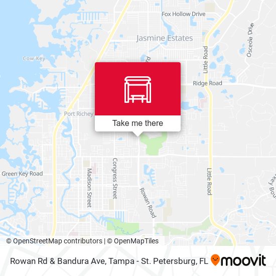 Mapa de Rowan Rd & Bandura Ave