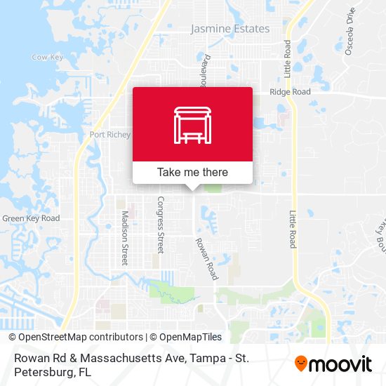 Rowan Rd & Massachusetts Ave map