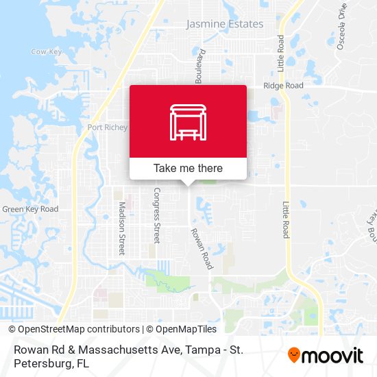 Mapa de Rowan Rd & Massachusetts Ave