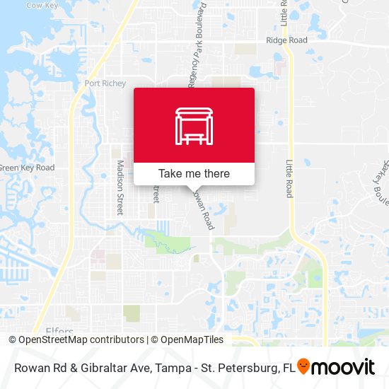 Mapa de Rowan Rd & Gibraltar Ave