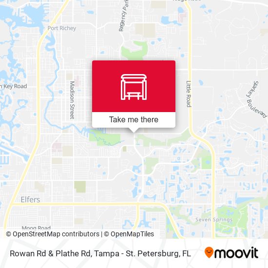 Rowan Rd & Plathe Rd map
