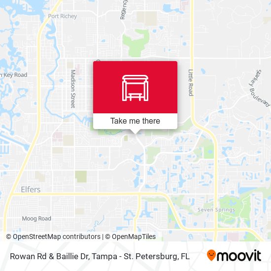 Rowan Rd & Baillie Dr map
